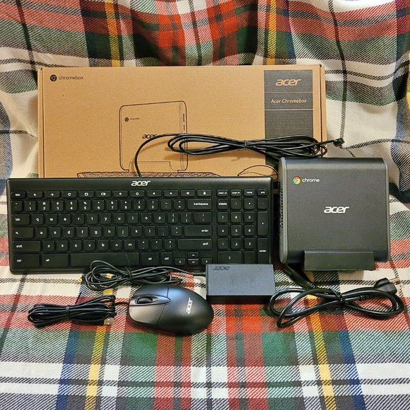 Acer Chromebox 1.8 Celeron 128GB M.2SSD/4GB DDR4/W-Fi 5, EUC (CXI3-UA91) - Picture 1 of 15